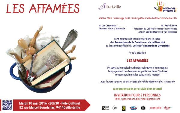 Invitation Les Affamées